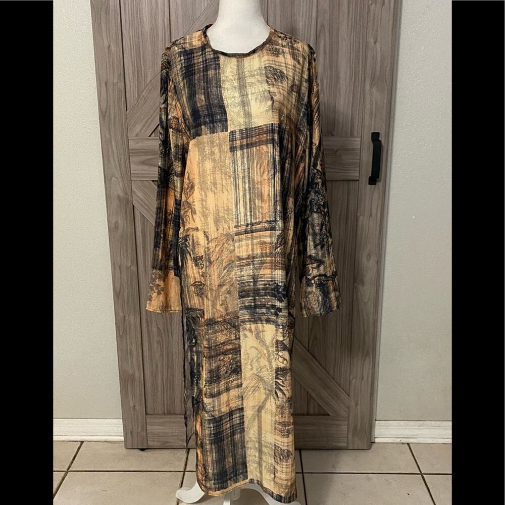 Mtwtfss Weekday Medium Long Sleeve Long Dress